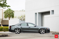 ���� ������� Vossen: Audi S8 �� ������ Vossen CV3R